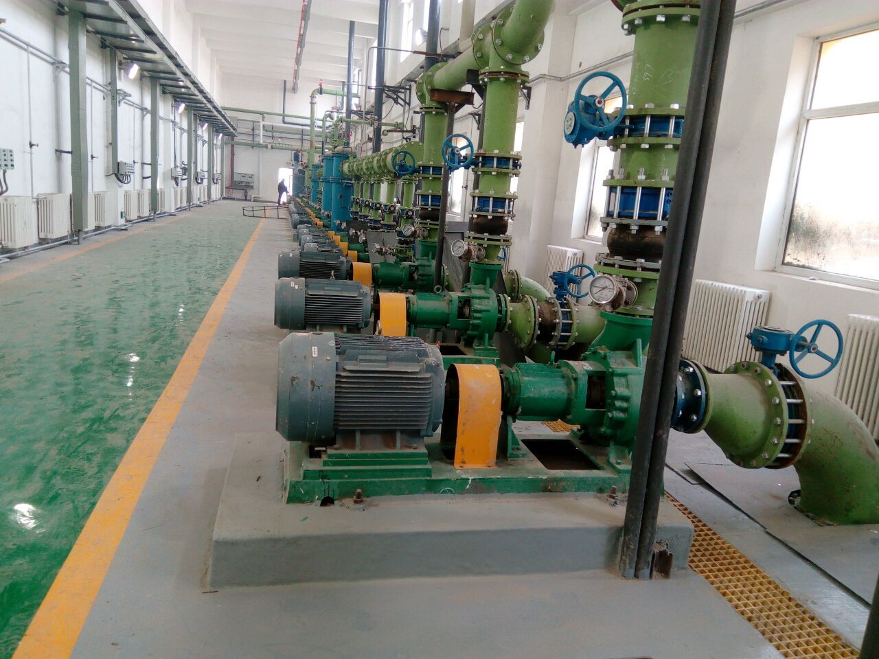 陜西榆林客戶IHF襯氟離心泵使用現(xiàn)場(chǎng)